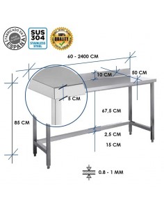 Mesa de acero inoxidable... 2