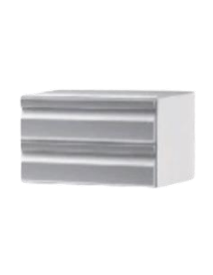 cajon acero inoxidable 2 cajones