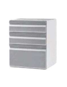 Cajon acero inoxidable de 3 cajones(2+1)