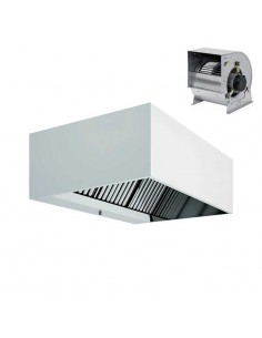 Campana extractora Industrial mural con turbina para cocina Barata Recta 750