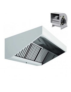 Campana Extractora Industrial Mural Con Motor economica Baja Slim 750