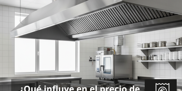 ¿Qué influye en el precio de una campana industrial?