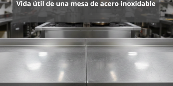 Vida útil de una mesa de acero inoxidable