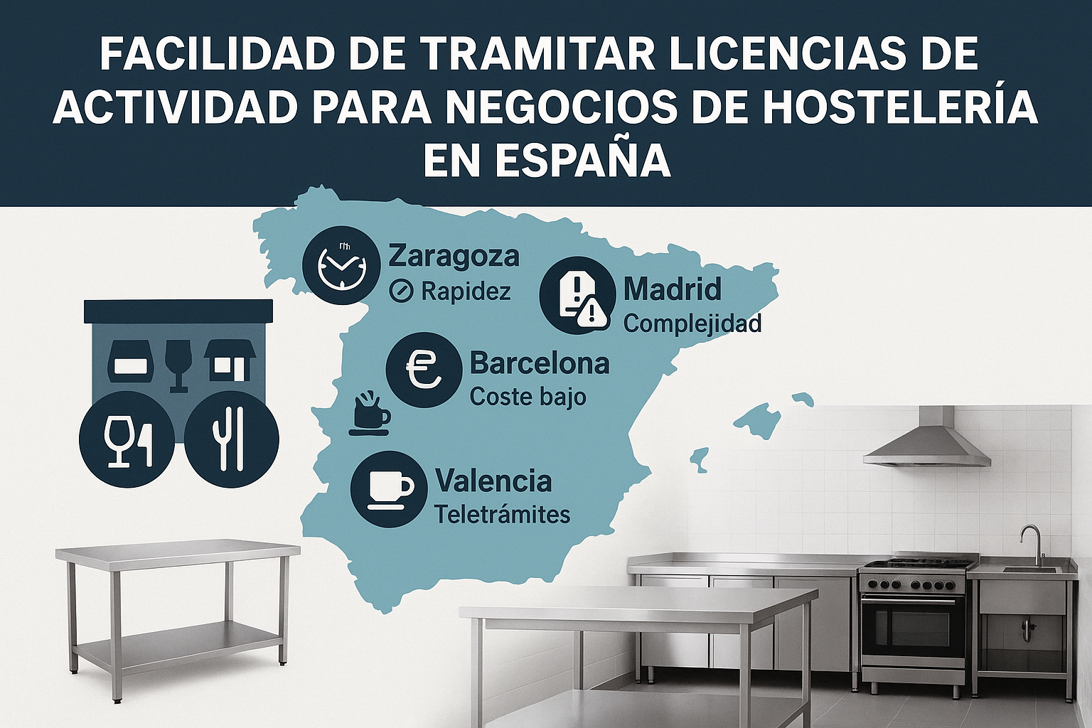 ¿Dónde es más fácil conseguir la licencia de hostelería en España?