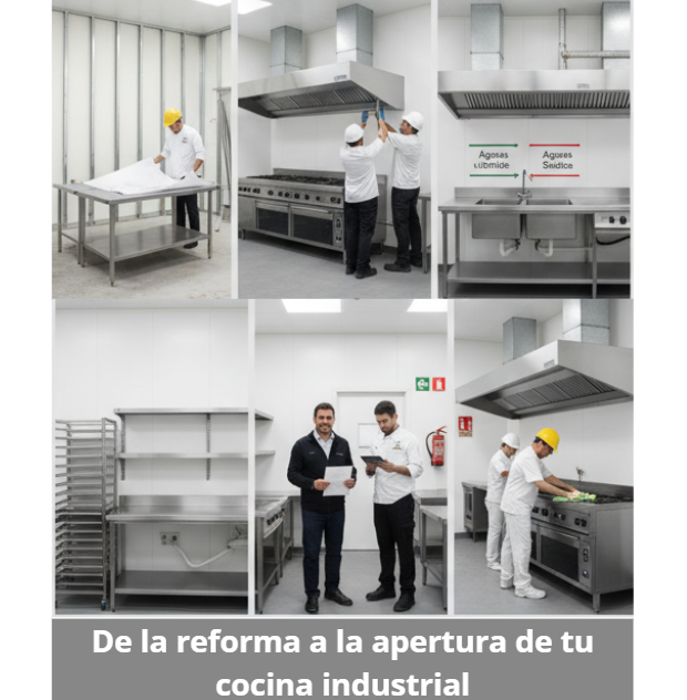 Cómo adaptar tu cocina industrial a la normativa: de la reforma a la apertura