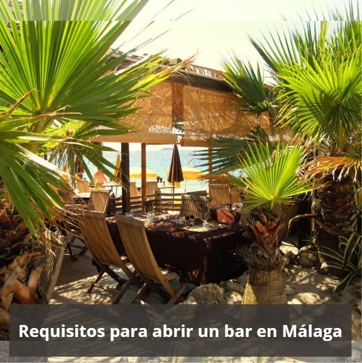 Requisitos para abrir un bar en Málaga