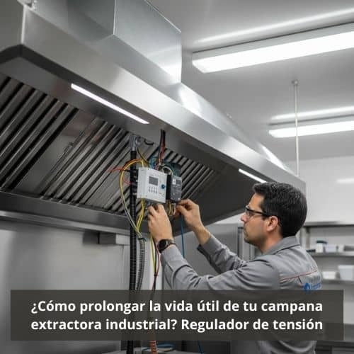 ¿Cómo prolongar la vida útil de tu campana extractora industrial? Regulador de tensión
