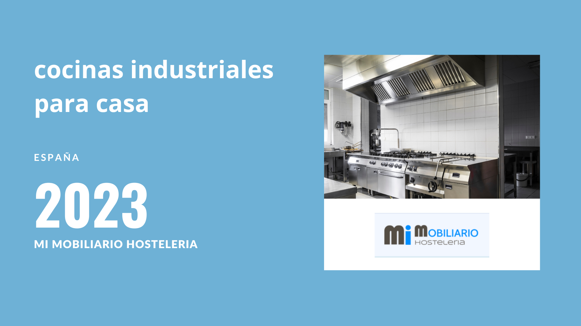cocinas industriales para casa